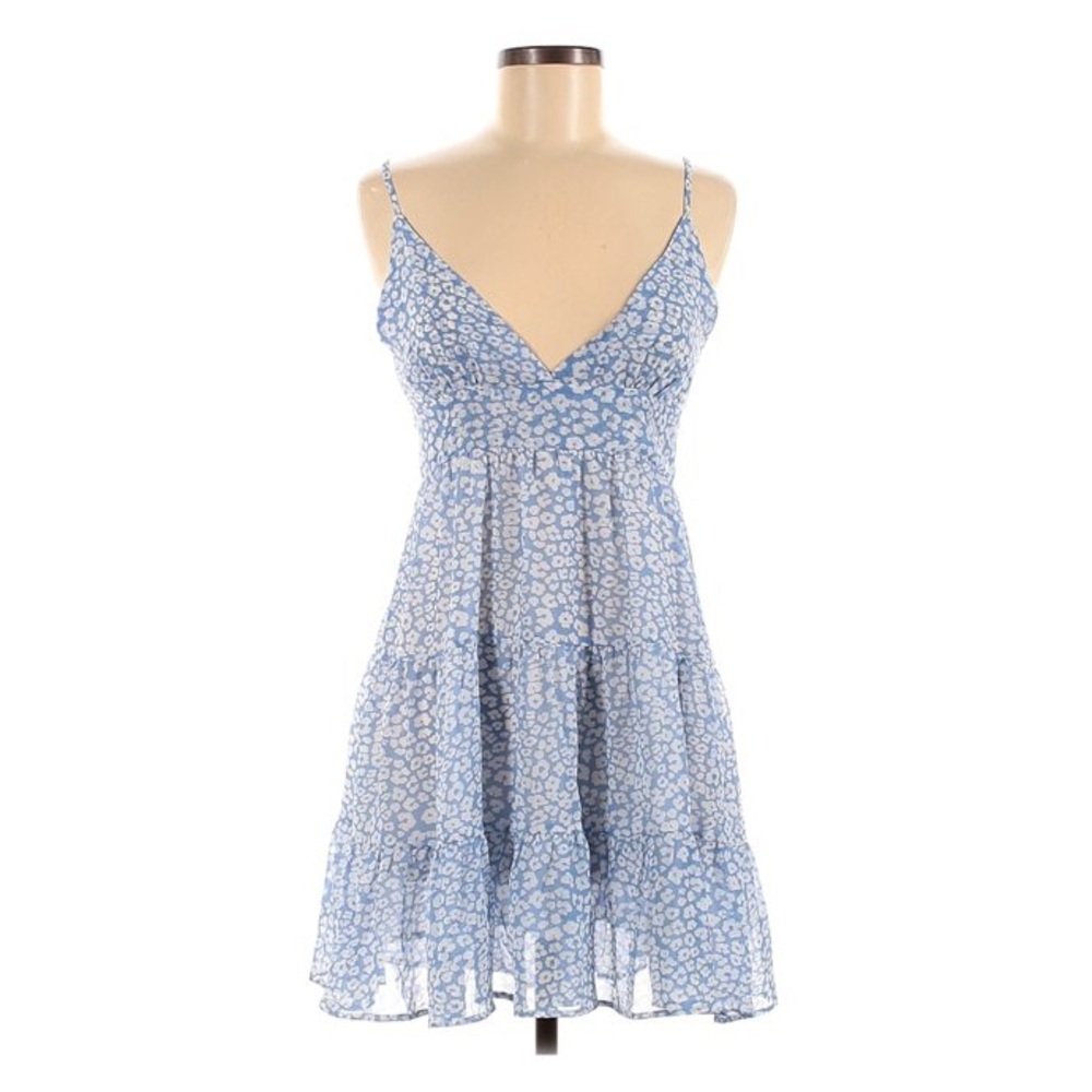 Shein Blue Floral Dress